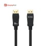 Nano Cable Cable DisplayPort 1.4 8K, 2m, Negro, Compatible con HDR y HBR3, Ref. 10.15.2502